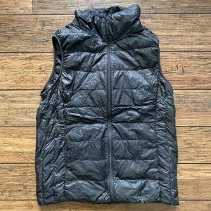 Uniqlo Jackets & Coats - Pewter Black Dark Grey Puffer Vest Uniqlo Jackets & Coats - Pewter Black Dark Grey Puffer Vest